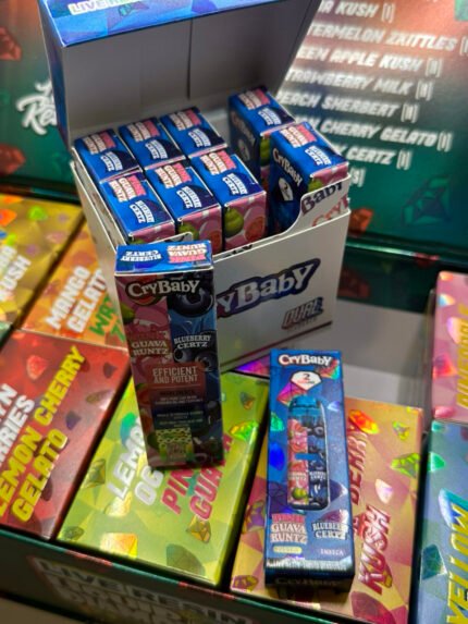 Cry Baby Live Resin Liquid Diamonds Dual Flavored Premium Cannabis 2g Disposable Vapes