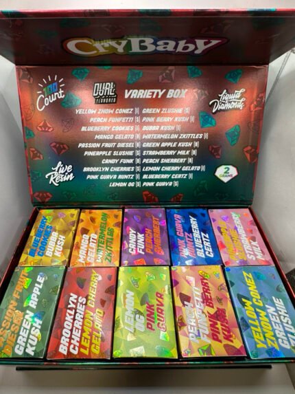 Cry Baby Live Resin Liquid Diamonds Dual Flavored Premium Cannabis 2g Disposable Vapes