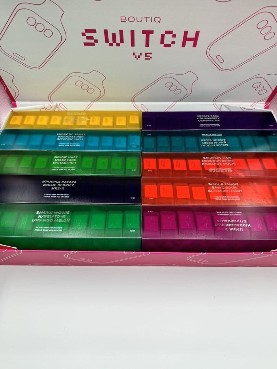 Boutiq Switch V5 Liquid Live Diamonds Disposable
