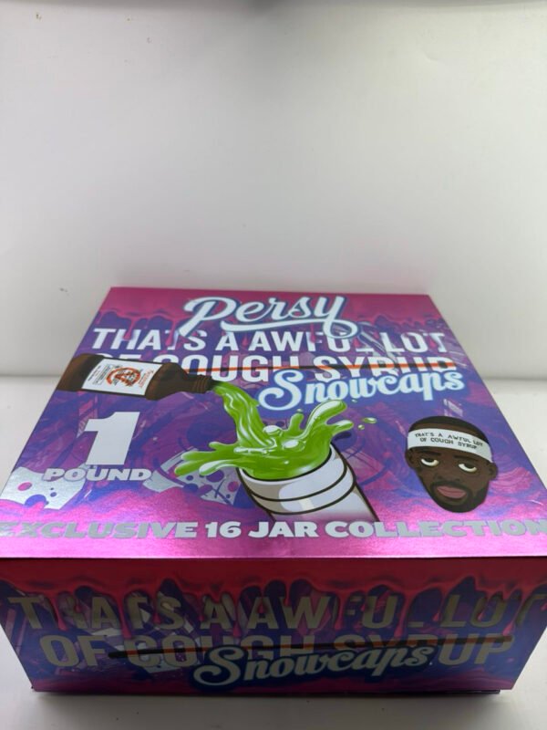 Persy That's a awful lot of Cough Syrup Snowcaps